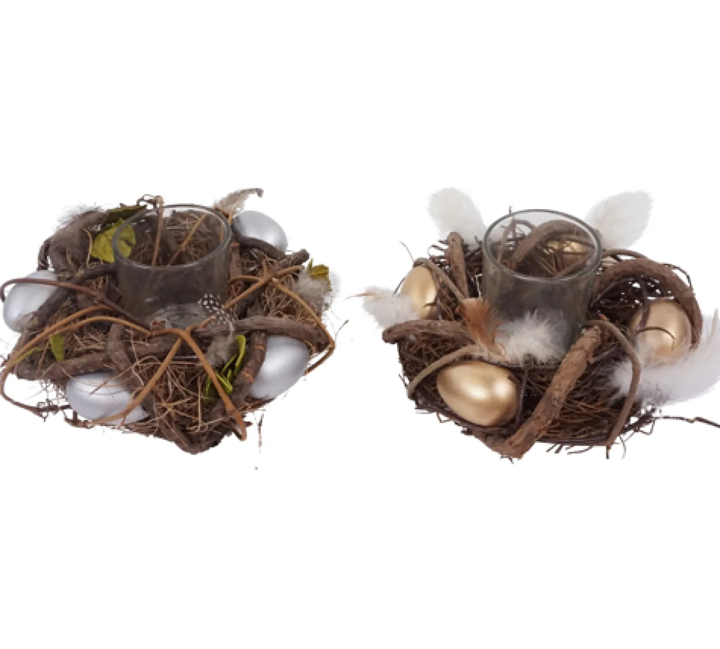 Hoff Teelichthalter "Osterfest" grün