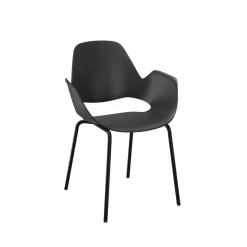 HOUE Aluminium-Stuhl FALK schwarz ohne Polster