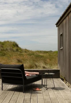 HOUE LEVEL2 Outdoor Chaiselong Lounge-Modul 4 Kohle Dunkelgrau