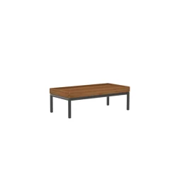 HOUE Outdoor LEVEL/LEVEL2 Beistelltisch 81x40 cm Dunkelgrau