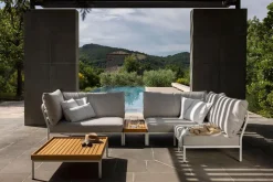 HOUE Outdoor LEVEL/LEVEL2 Couchtisch 81x81 cm Weiß