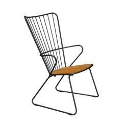 HOUE Outdoor Lounge Chair PAON black