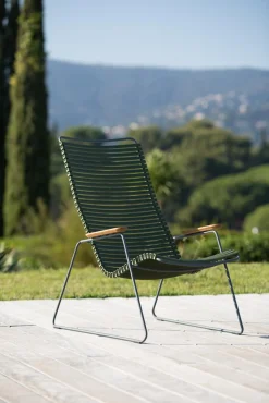 HOUE Outdoor Lounge Stuhl Click olivgrün