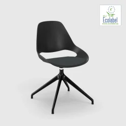 HOUE Schreibtischstuhl FALK Aluminium ohne Armlehne ohne Polster