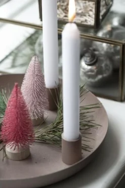 IB laursen Adventkerzenhalter f/4 Stabkerzen malva