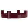 IB laursen Adventkerzenhalter f/4 Stabkerzen verschiebbare Halter rot
