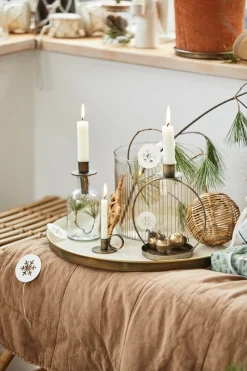 IB laursen Dünne hohe Kerze creme