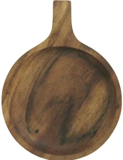 IB laursen Flache Schale aus geöltem Akazienholz