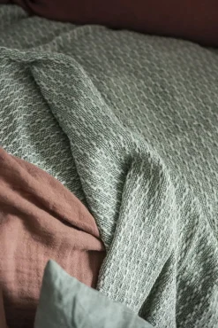 IB laursen Sommerdecke creme/mintgrün 130x160 cm