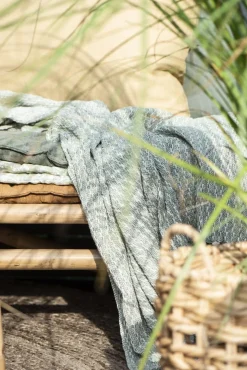 IB laursen Sommerdecke creme/mintgrün 130x160 cm