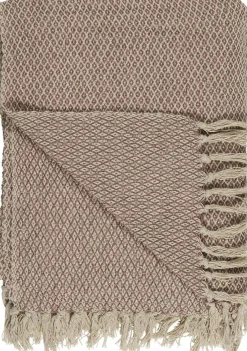 IB laursen Sommerdecke Karomuster creme/braun