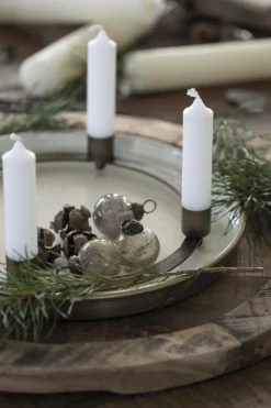 IB laursen Stabkerze rustikal weiß