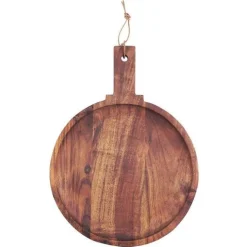 IB laursen Tapasteller m/Griff geöltes Akazienholz