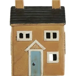 IB laursen Teelichthalter Nyhavn Dach schwarz 2 Schornsteine