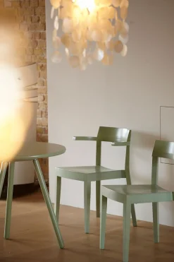 Jan Kurtz Armlehnstuhl HAWELKA gelb-grün