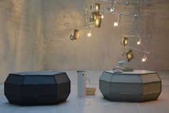 Jan Kurtz ASMUS - Sitzwürfel / Pouf hellgrau