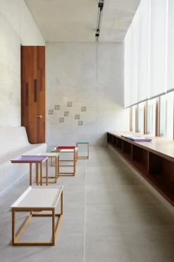 Jan Kurtz Beistelltisch Mira 53 x 20 x 35 cm, inklusive Tablett Taupe