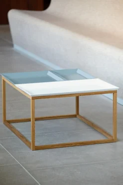 Jan Kurtz Beistelltisch Mira 53 x 20 x 35 cm, inklusive Tablett Taupe