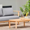 Jan Kurtz Couchtisch Alva Outdoor aus massivem Teak