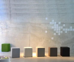 Jan Kurtz DINING - Sitzwürfel / Pouf LODEN natur