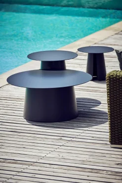 Jan Kurtz Feel Beistelltisch - Weiß; Ø 40 - H: 32cm