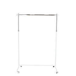 Jan Kurtz Garderobenwagen Boston weiß / verchromt