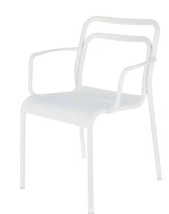Jan Kurtz Garten Stapelsessel LIVE Gestell: Aluminium pulverbeschichtet weiß