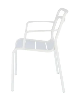 Jan Kurtz Garten Stapelsessel LIVE Gestell: Aluminium pulverbeschichtet weiß