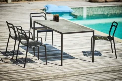 Jan Kurtz Garten Stapelstuhl LIVE Gestell: Aluminium pulverbeschichtet schwarz