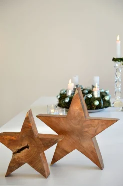 Jan Kurtz Holzstern Unikat 20 x 8 x 20 cm