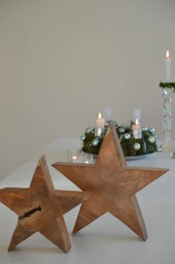 Jan Kurtz Holzstern Unikat 20 x 8 x 20 cm