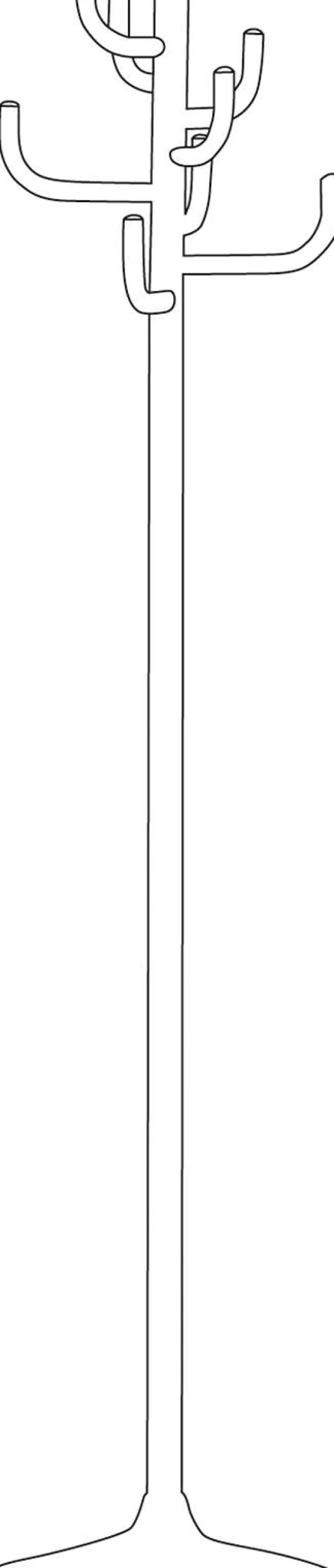 Jan Kurtz Kaktus Kleiderständer rot