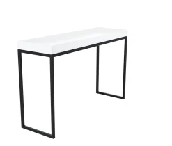 Jan Kurtz Konsolentisch Pizzo Kurz Schwarz Weiß