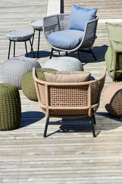 Jan Kurtz Outdoor Loungesessel Suka schwarz/hellgrau