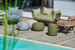 Jan Kurtz Outdoor Loungesessel Suka schwarz/hellgrau