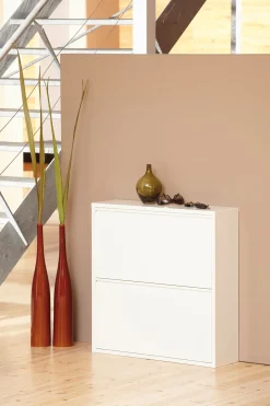 Jan Kurtz Schuhschrank DOUBLE LARGE 2 silberfarben