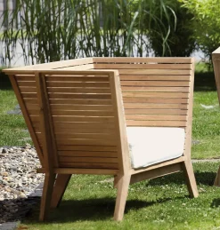 Jan Kurtz Sessel William natur / weiß