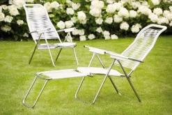 Jan Kurtz Spaghetti Sessel/Liegestuhl Weiß