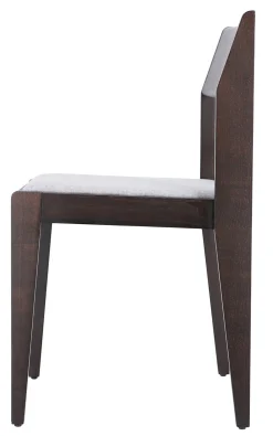 Jan Kurtz Stuhl mit gepolsteter Sitzfläche Nora wenge/hellgrau