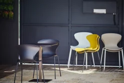 Jan Kurtz Stuhl Riva weiß/sand