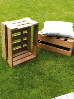 Jan Kurtz Wine Kiste/Hocker Unikat Teak