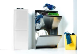 Jan Kurtz Wäschekorb/Kommode PAT 39x30x98 cm Weiß