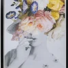 Kare Bild Frame Flower Lady Pastell 154 x 117 cm