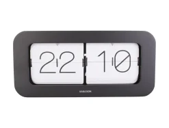 Karlsson Wand/Tisch Uhr Matiz Bambus schwarz