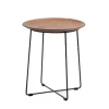 Kartell Beistelltisch Al Wood dunkles Holz/schwarz