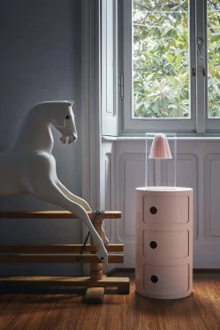 Kartell Componibili Bio Container cremefarben