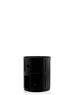 Kartell Componibili Recycled Container weiß mit zwei Elementen (matt - 4986)