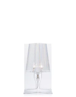 Kartell Nachttischlampe Take glasklar
