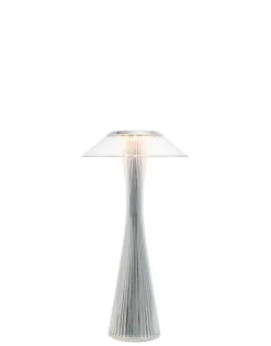 Kartell Space Akku-Tischleuchte verchromt