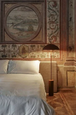 Kartell Stehlampe Geen-A ziegelrot mit Dimmer